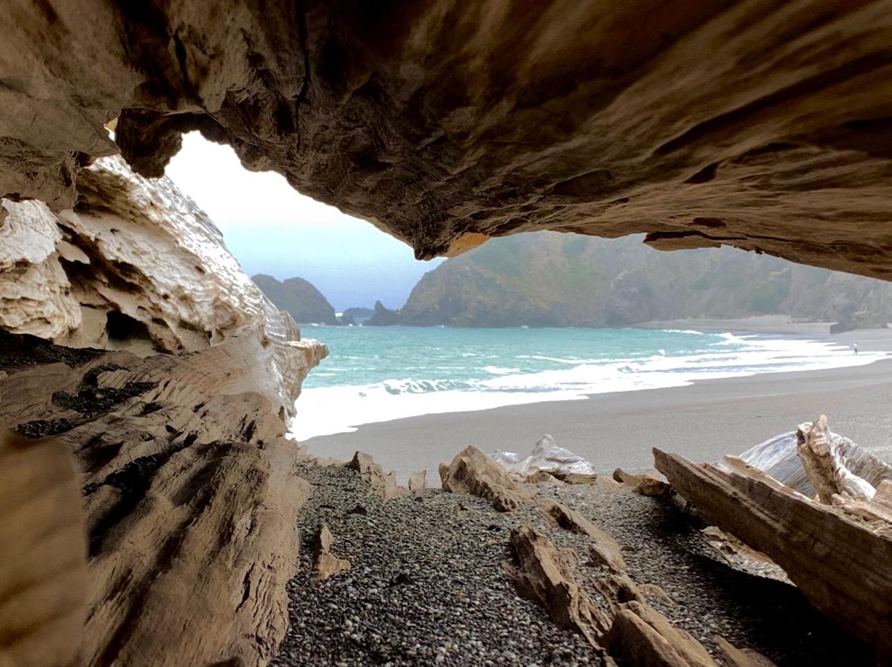 “I crawled into an open space and saw this view!”