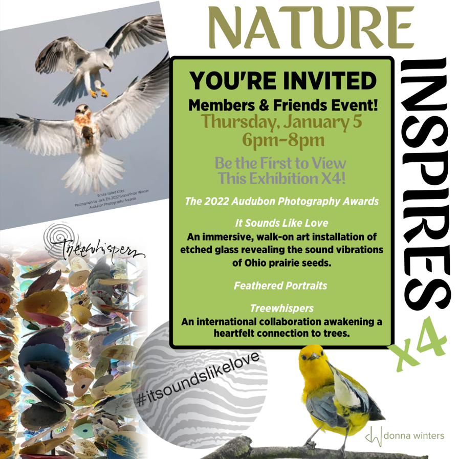 Nature Inspires x4 Invitation