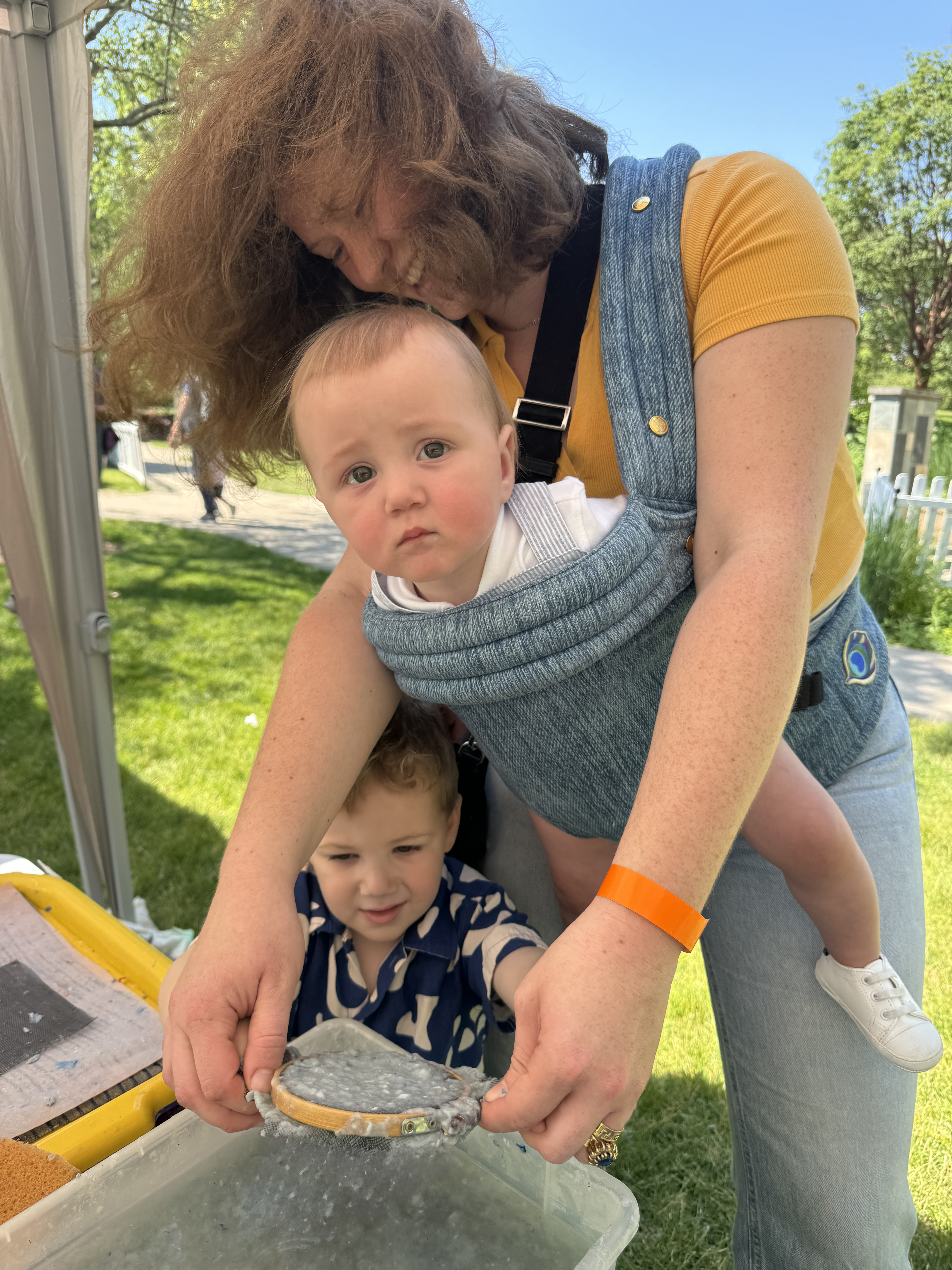 Papermaking adventures: sharing sunshine and togetherness